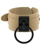 Punk Circle Pendant Leather Bracelet Harajuku Gothic Jewelry