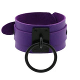 Punk Circle Pendant Leather Bracelet Harajuku Gothic Jewelry