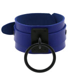 Punk Circle Pendant Leather Bracelet Harajuku Gothic Jewelry
