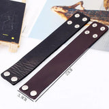 Wide Leather Bracelet