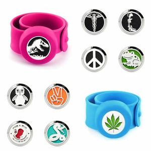 Dino Frog Kids Bangle Essential Oil Diffuser Bracelet