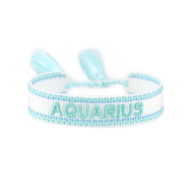 Constellations Fabric Cotton Bangles Colorful Bracelet for Women Men