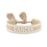 Constellations Fabric Cotton Bangles Colorful Bracelet for Women Men