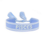 Constellations Fabric Cotton Bangles Colorful Bracelet for Women Men