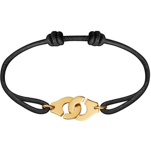 Handcuffs Leather Bracelet Stainless Steel 316L