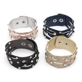 Multilayer Crystal Leather Wrap Bracelet for Women
