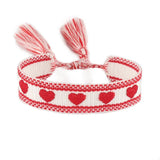 Bohemia Embroidery Pattern Tassel Bracelet For Women
