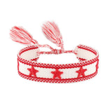 Bohemia Embroidery Pattern Tassel Bracelet For Women