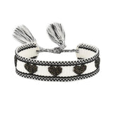 Bohemia Embroidery Pattern Tassel Bracelet For Women