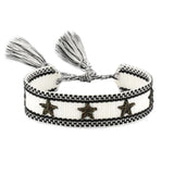 Bohemia Embroidery Pattern Tassel Bracelet For Women