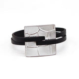 Women's Leather Bracelet Charms Punk Style Jewelry