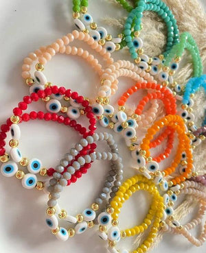 Evil Eye Crystal Bracelet for Women