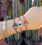 Evil Eye Hand Adjustable Bracelet for Protection
