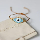 Evil Eye Hand Adjustable Bracelet for Protection