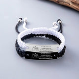 Adjustable Rope Bracelets Stainless Steel Couple Jewelry