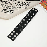 Colorful Wide PU Leather Cuff Bracelets Rivets Bangles Unisex Wristbands