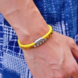 Men's Stainless Steel & Natural Stone Beads Bracelet Set