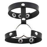 Punk Rock Spike Rivet Leather Bracelet Gothic Bangle