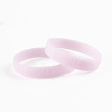 3PCS Purple Silicone Bracelets Sports Spirit Wristbands SH285