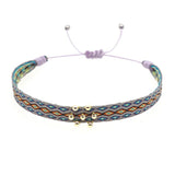 KKBEAD Braided Bracelet Handwoven Beads Cloth Bracelets Fall Winter