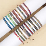 KKBEAD Braided Bracelet Handwoven Beads Cloth Bracelets Fall Winter