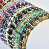 Boho Stone Tube Wristband Friendship Bracelets String