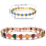 Opal Cat's Eye Stone Bracelet for Women Health Care Anti-fatigue Jewe