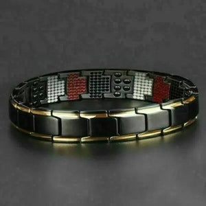 Men Body Slimming Weight Loss Bracelet Anti-Fatigue Healing Hematite Bead