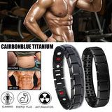 Men Body Slimming Weight Loss Bracelet Anti-Fatigue Healing Hematite Bead