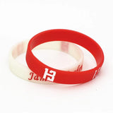Men Basketball Silicone Wristband Red Players 13 SH05