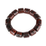 Red Sandalwood Chinese Wish Bracelet for Men