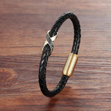 Vintage Leather Bracelet Retro Charms Bangle Punk Jewelry