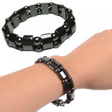 Couples Magnetic Gallstone Bead Bracelet Double Row Ornament