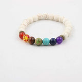 7 Chakra Lapis Turquois Quartz Stone Bracelet
