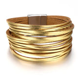 Multilayer Wide Wrap Bracelet for Women