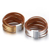 Multilayer Wide Wrap Bracelet for Women