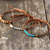 4mm Natural Stones Beads Friendship Bracelet for Women