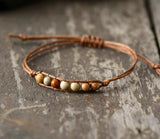 4mm Natural Stones Beads Friendship Bracelet for Women