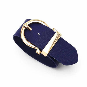 Adjustable Wide PU Leather Bracelets Gothic Women Men