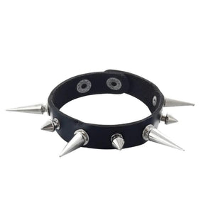 Studded Punk Bracelet Spiked Armband Rivet Cuff Bangle