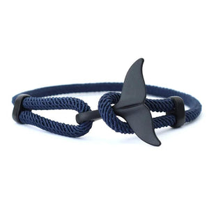 Milan Rope Bracelet Charms Whale Tail Boho Bracelet For Men