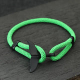Milan Rope Bracelet Charms Whale Tail Boho Bracelet For Men
