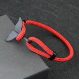 Milan Rope Bracelet Charms Whale Tail Boho Bracelet For Men