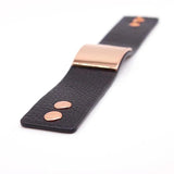Hand Leather Bracelet for Women Light Panel Wide Wrap Wristband Jewelry