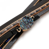 Boho Multilayer Rhinestone Wrap Bracelet for Women