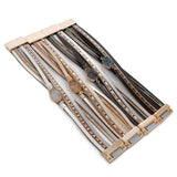 Boho Multilayer Rhinestone Wrap Bracelet for Women