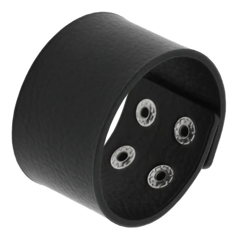 Wide Cuff Wrap Gothic Steampunk Wristband Leather Bracelet
