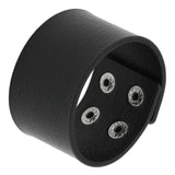 Wide Cuff Wrap Gothic Steampunk Wristband Leather Bracelet