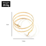 Punk Coiled Snake Spiral Upper Arm Cuff Armlet Armband Bangle Bracelet