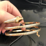 Punk Coiled Snake Spiral Upper Arm Cuff Armlet Armband Bangle Bracelet